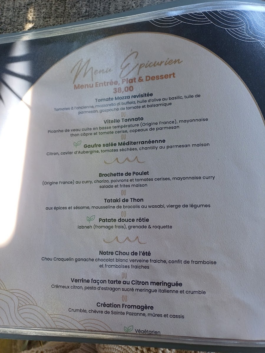 Menu L'esplanade Hôtel · Restaurant · Bar À Vin-8