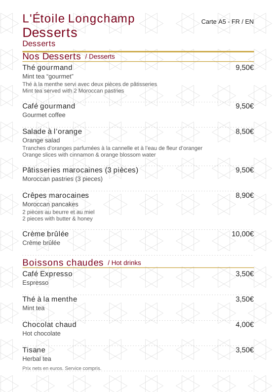 Menu L'étoile Longchamp-4