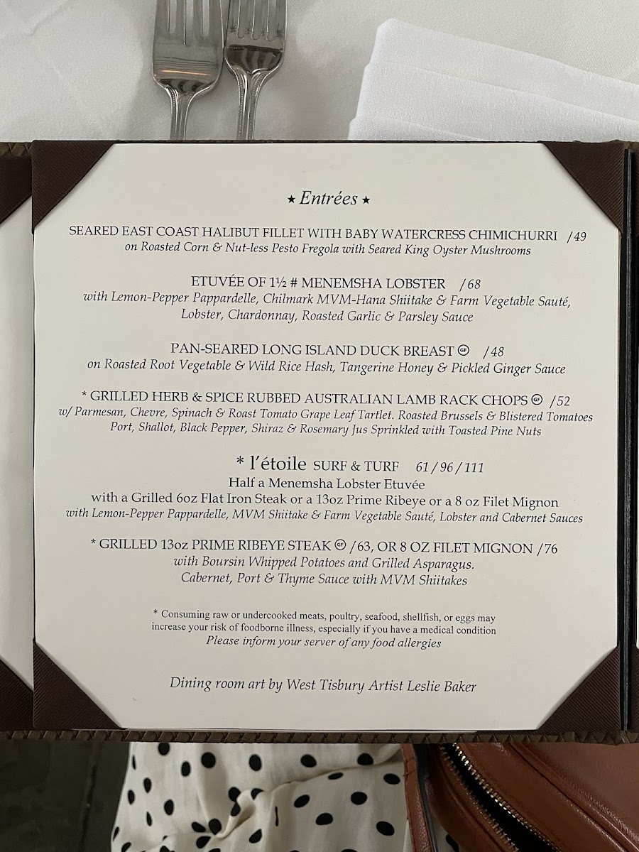 L’Étoile Restaurant Menu-1