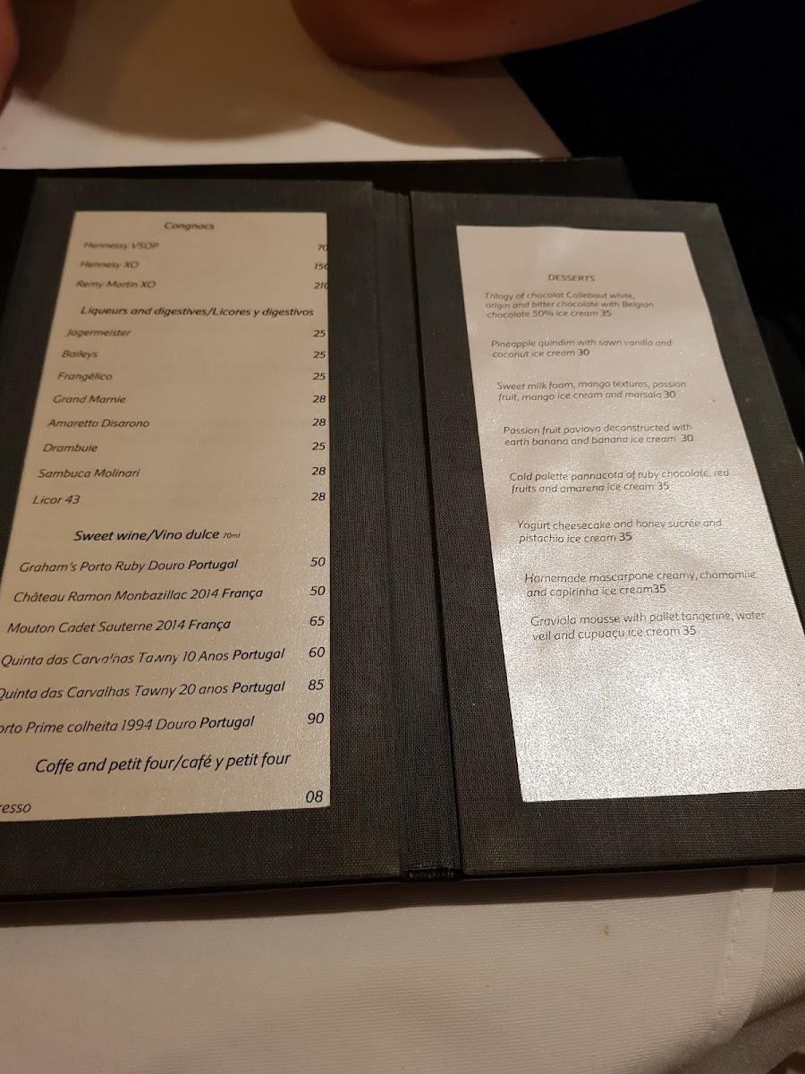 Menu L'etoile Restaurante-1