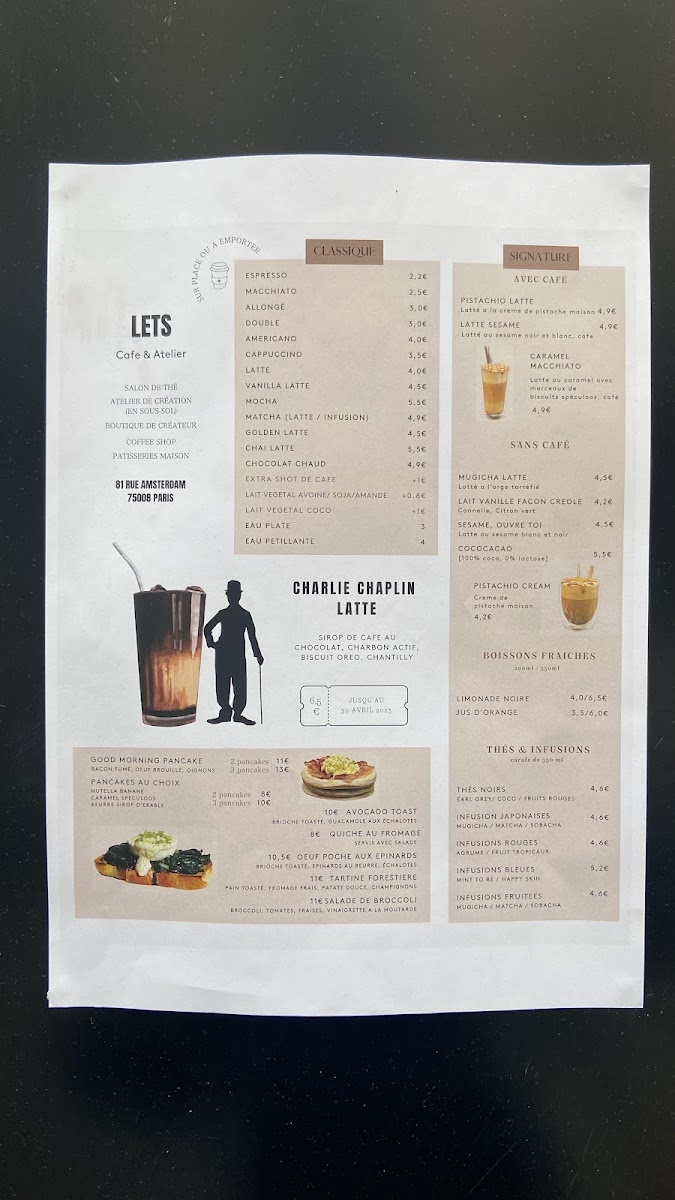 Menu Lets Café & Atelier-6