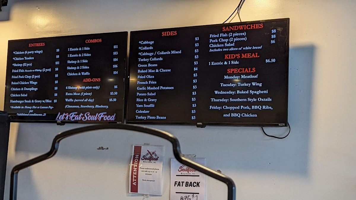 Menu Let's Eat Soul Food-8