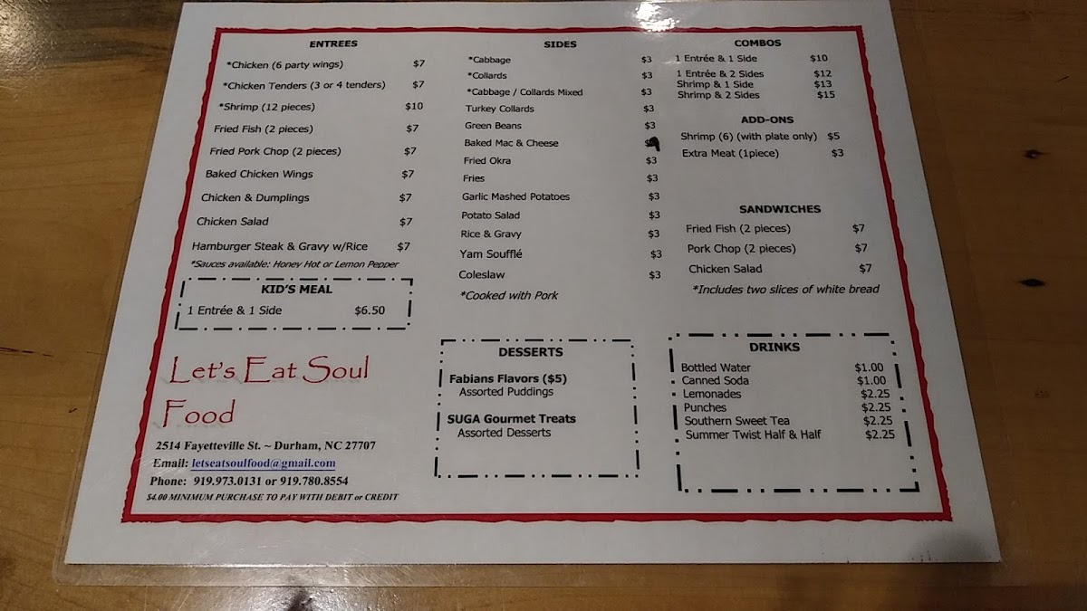 Menu Let's Eat Soul Food-9