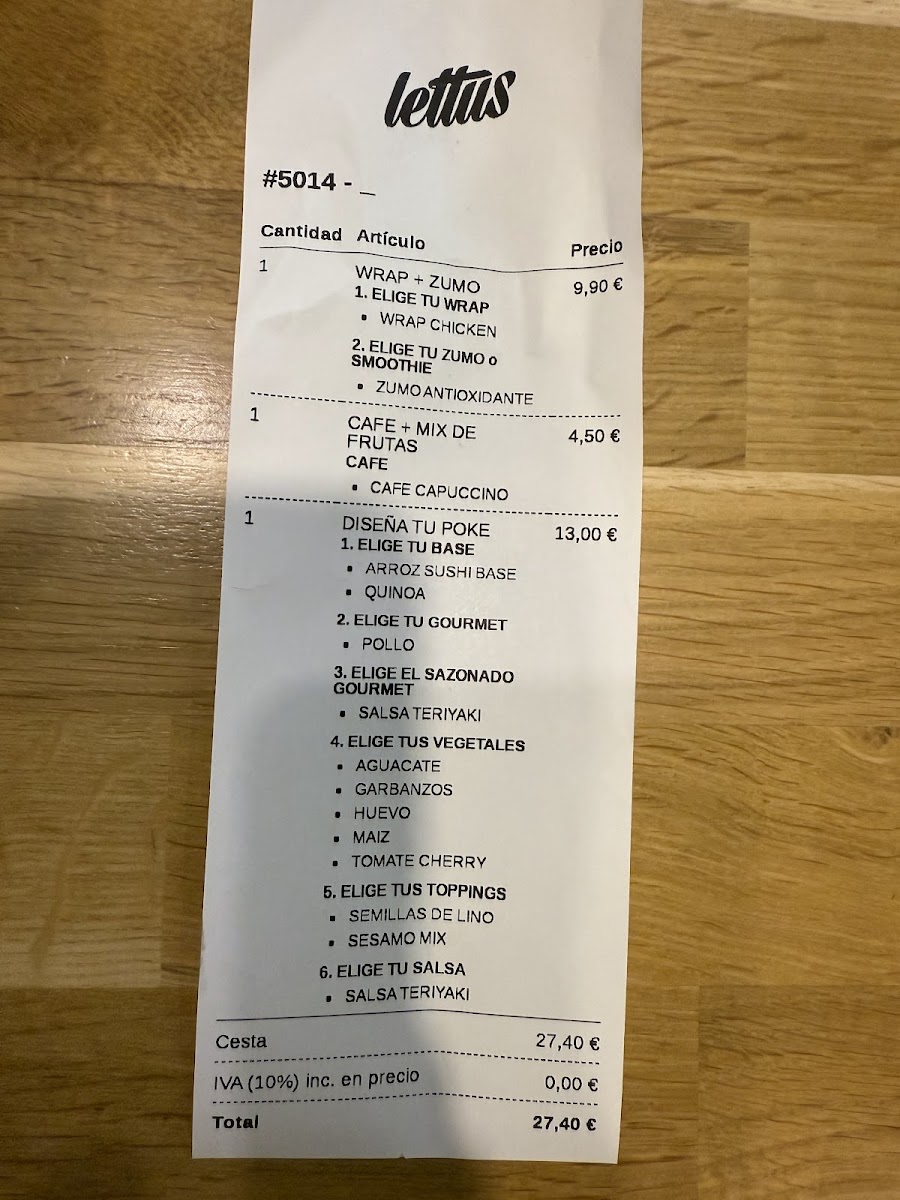 Menu Lettus Fuengirola - Healthy Food-1