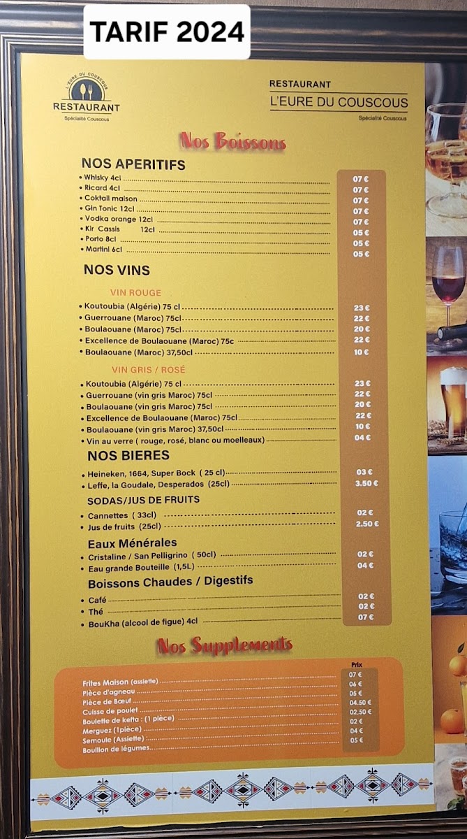 Menu L'eure Du Couscous-2