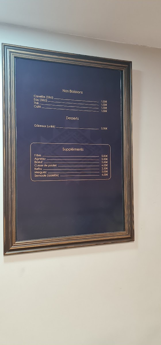 Menu L'eure Du Couscous-7