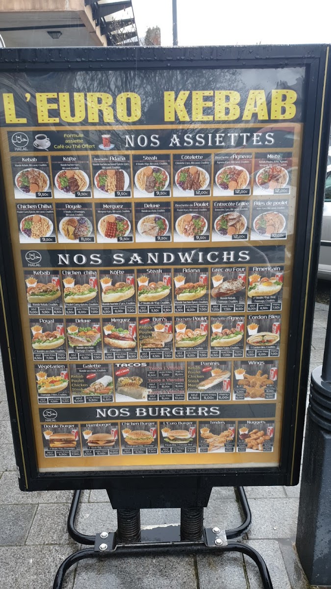 Menu L'euro-4