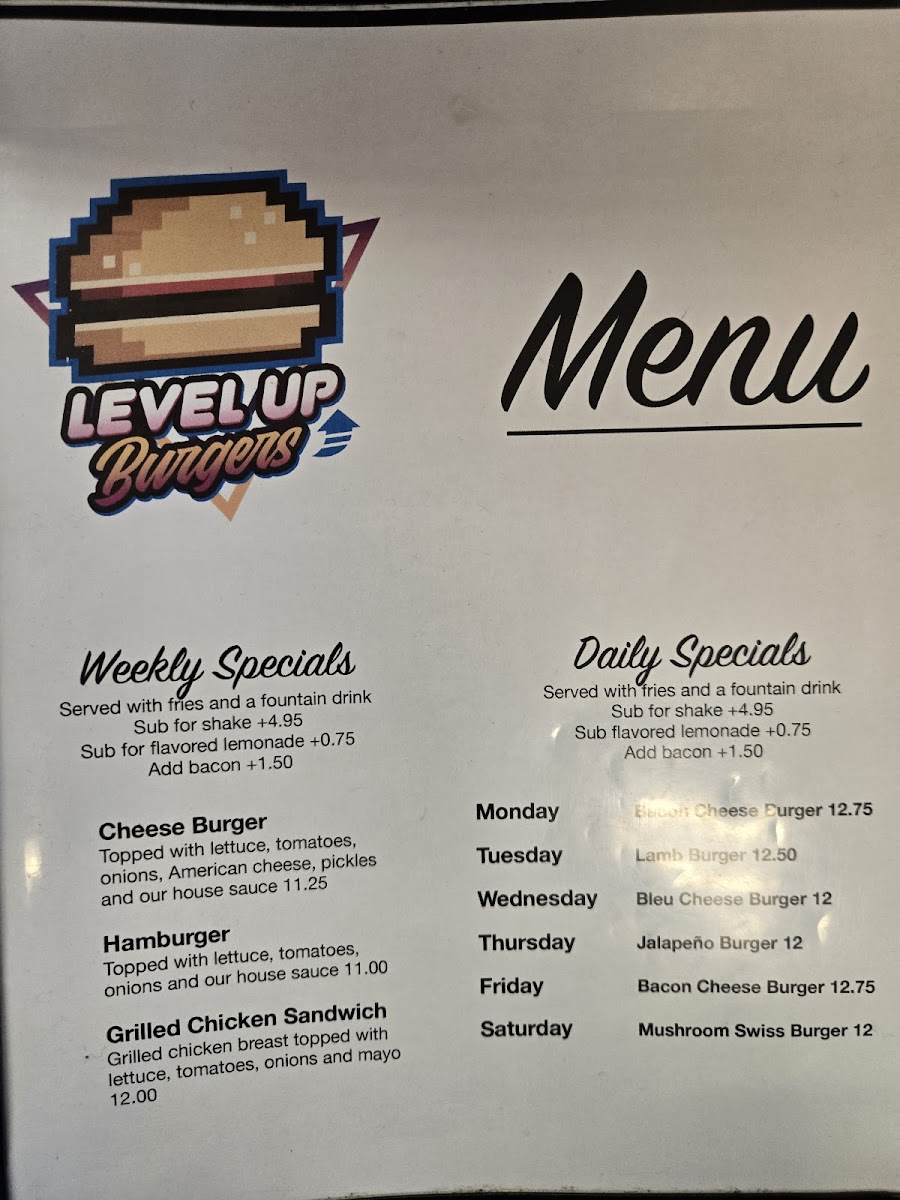 Menu Level Up Burgers-2