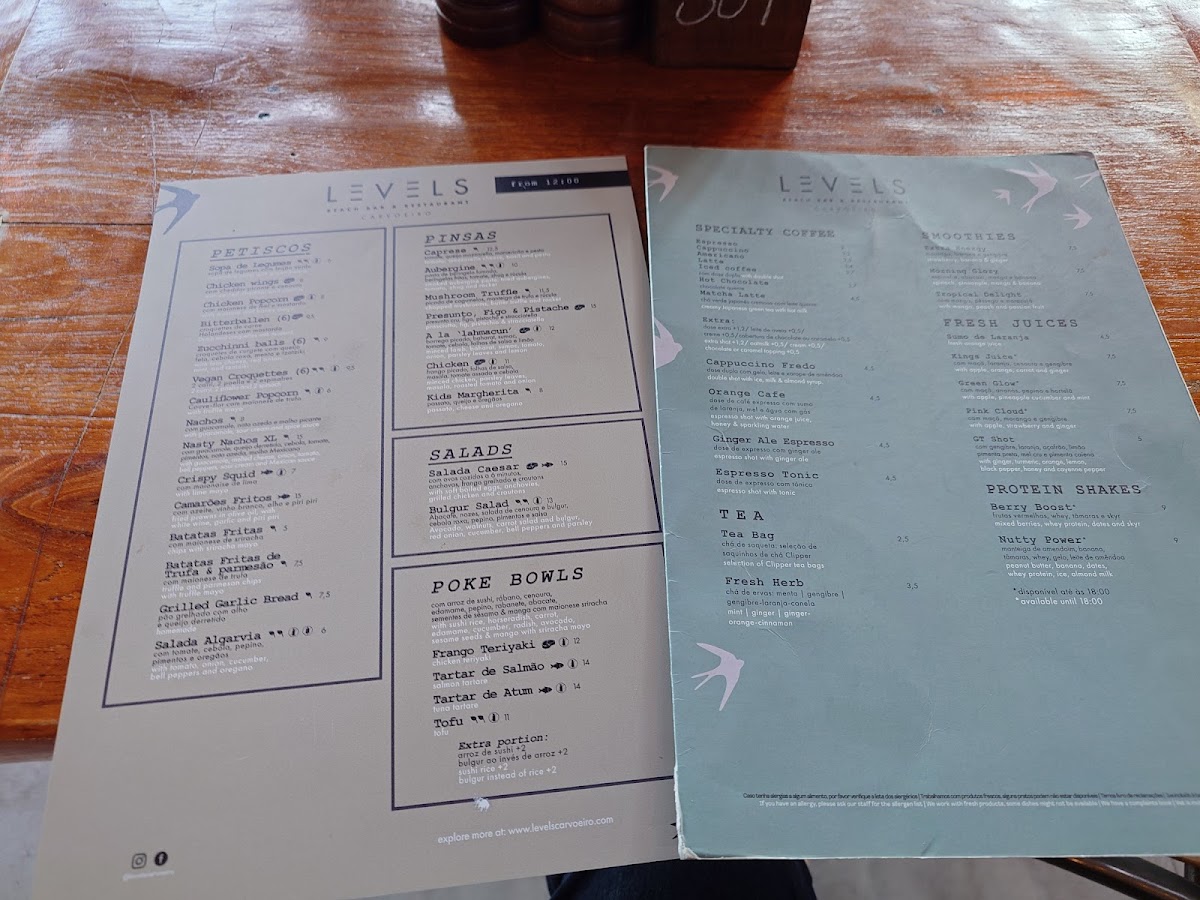 Menu Levels Carvoeiro-6