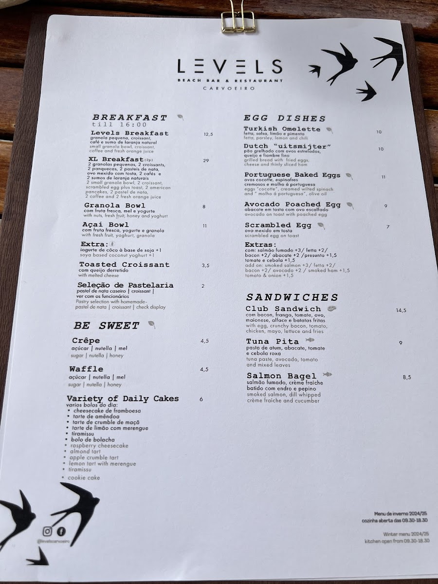 Menu Levels Carvoeiro-8
