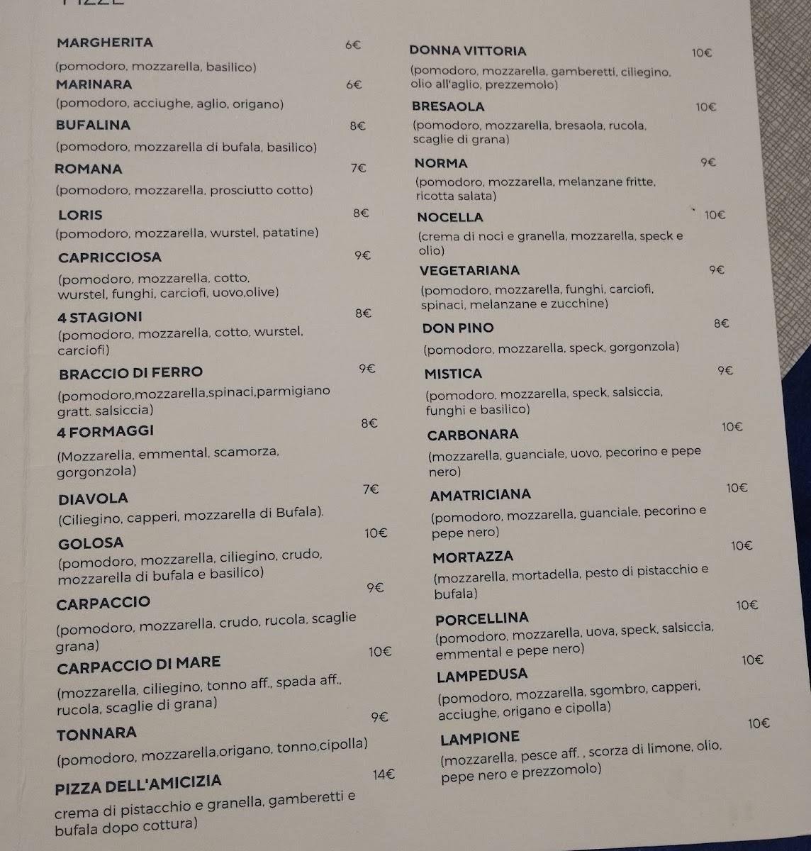 Menu L'evoluzione Pizza-1