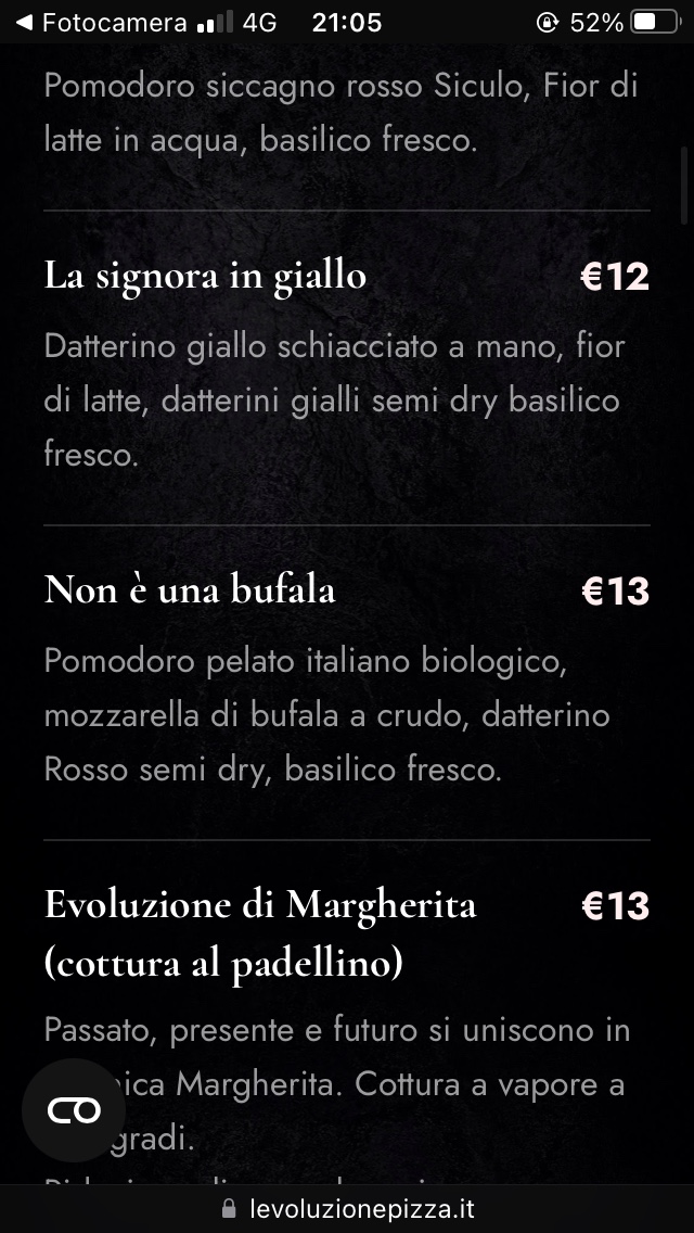 Menu L'evoluzione Pizza-2