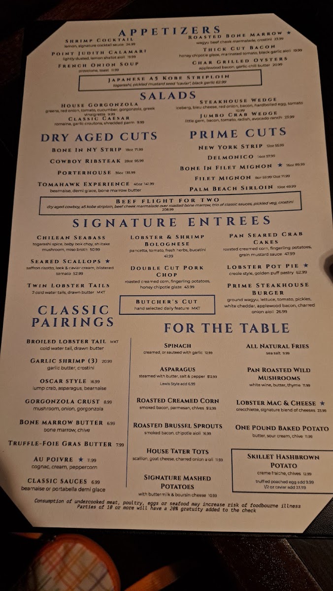 Menu Lewis Steakhouse-1