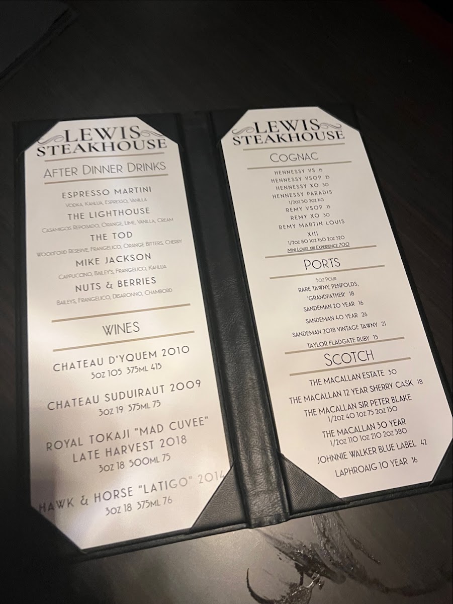 Menu Lewis Steakhouse-9