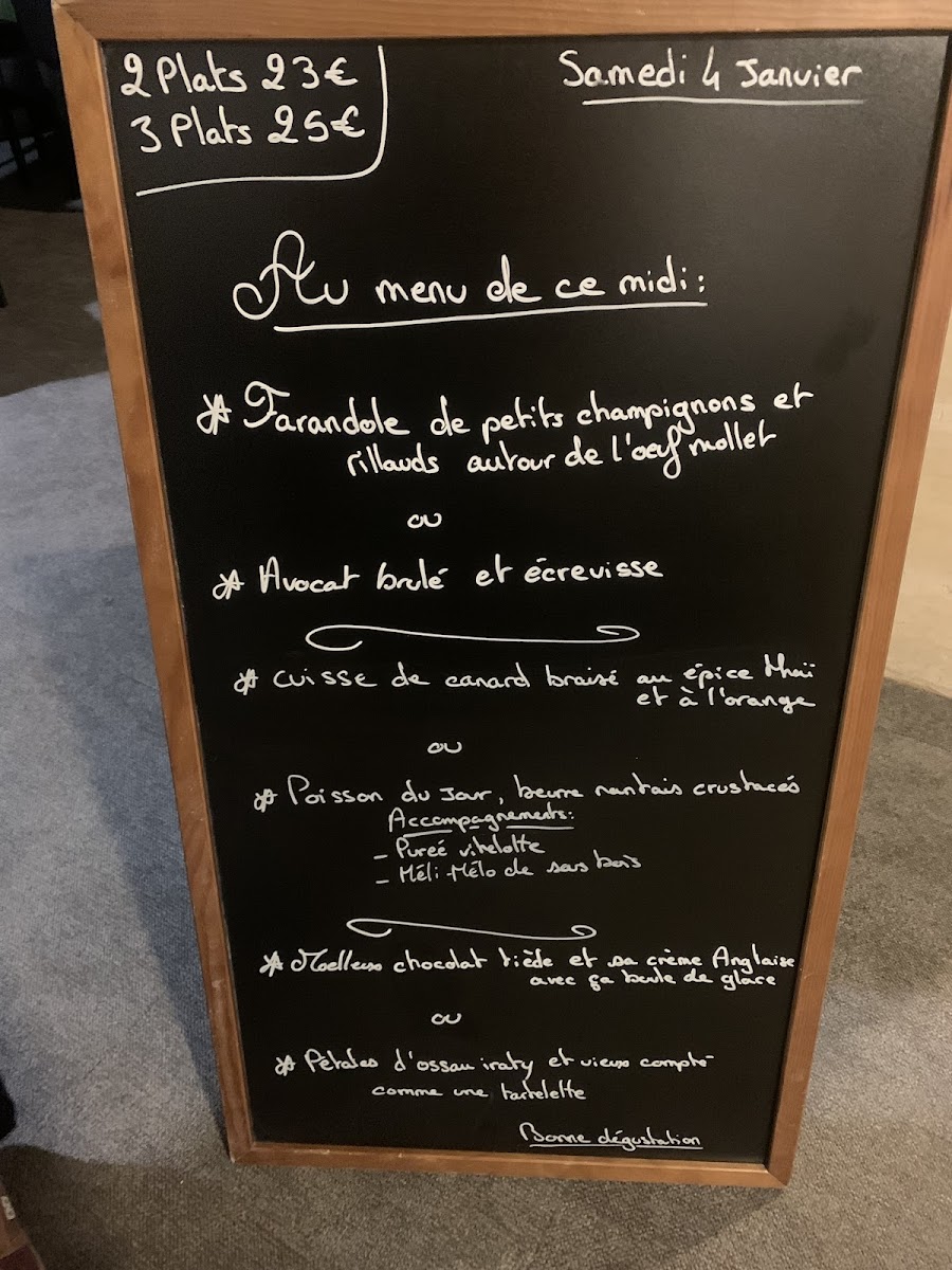 Menu L'harmonie Restaurant-1
