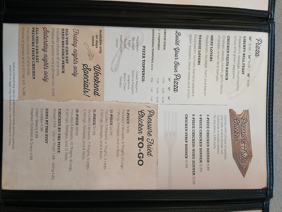 Menu Liberty Bell Restaurant-10