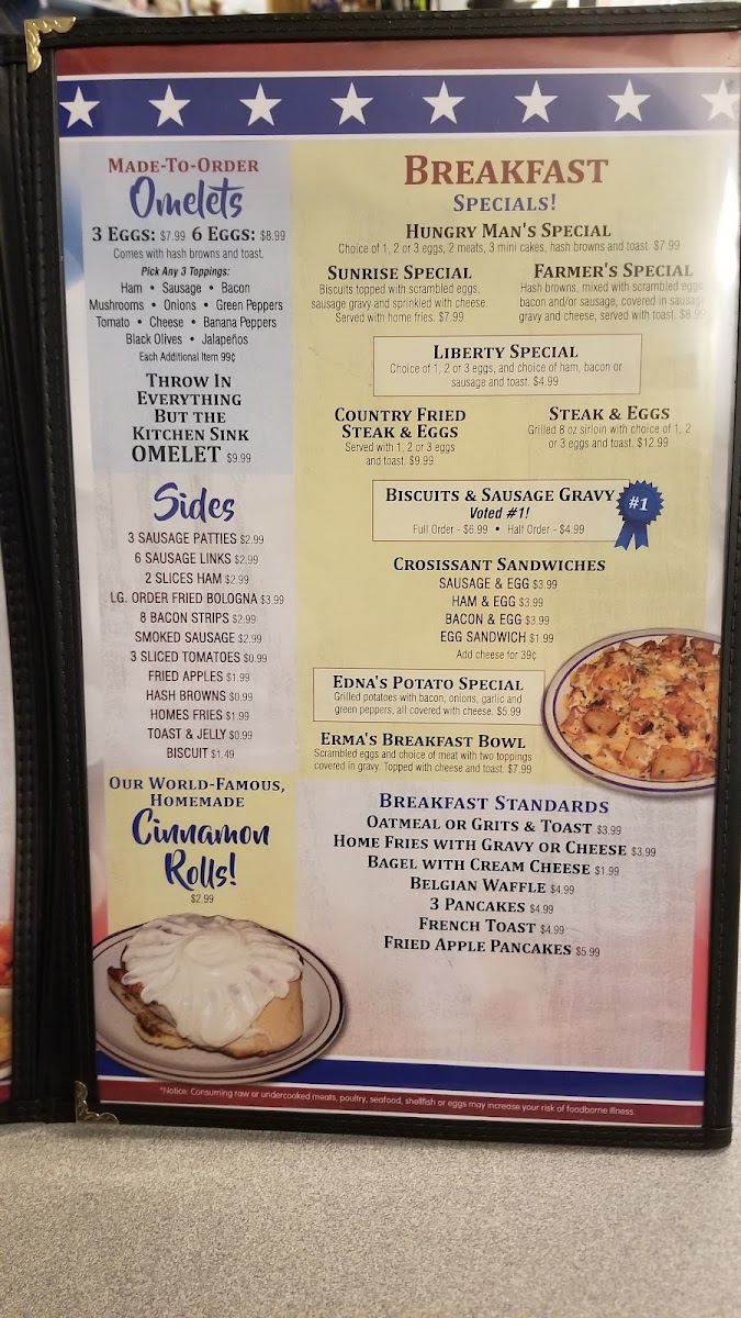 Menu Liberty Bell Restaurant-8