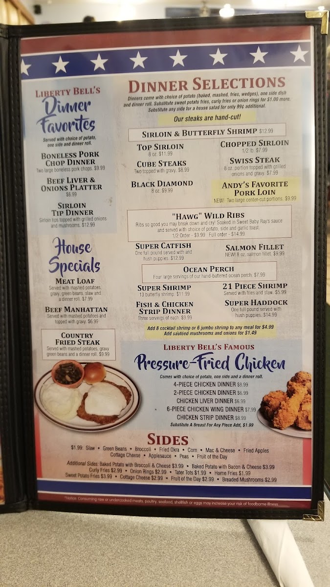 Menu Liberty Bell Restaurant-9