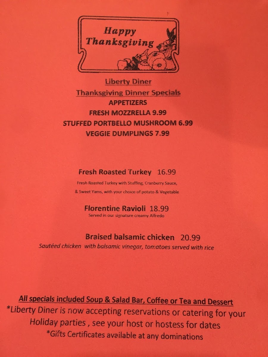 Menu Liberty Diner-7