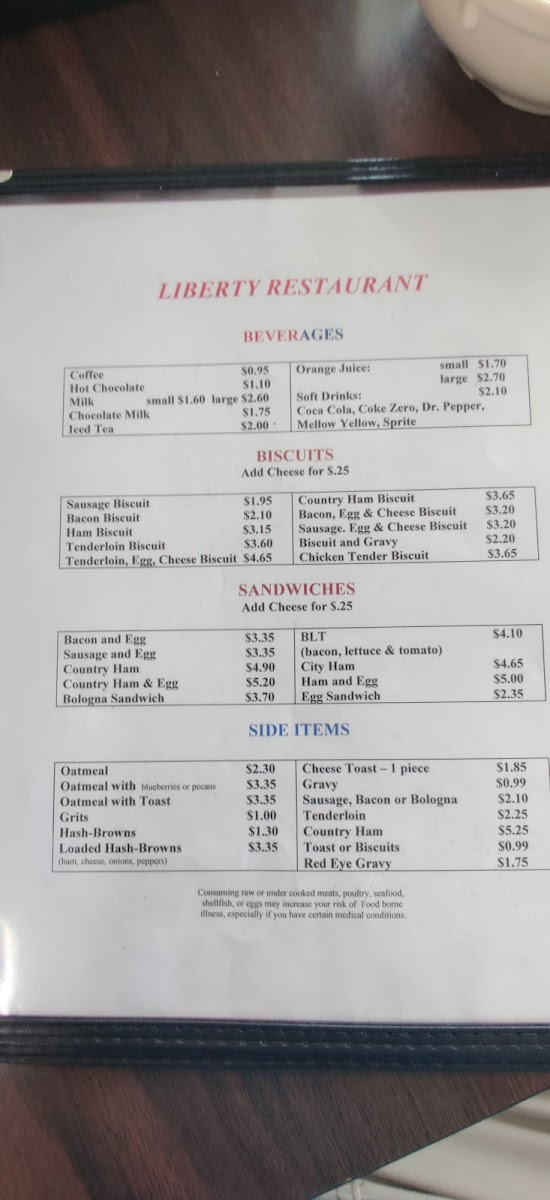 Liberty Restaurant&diner Menu-4