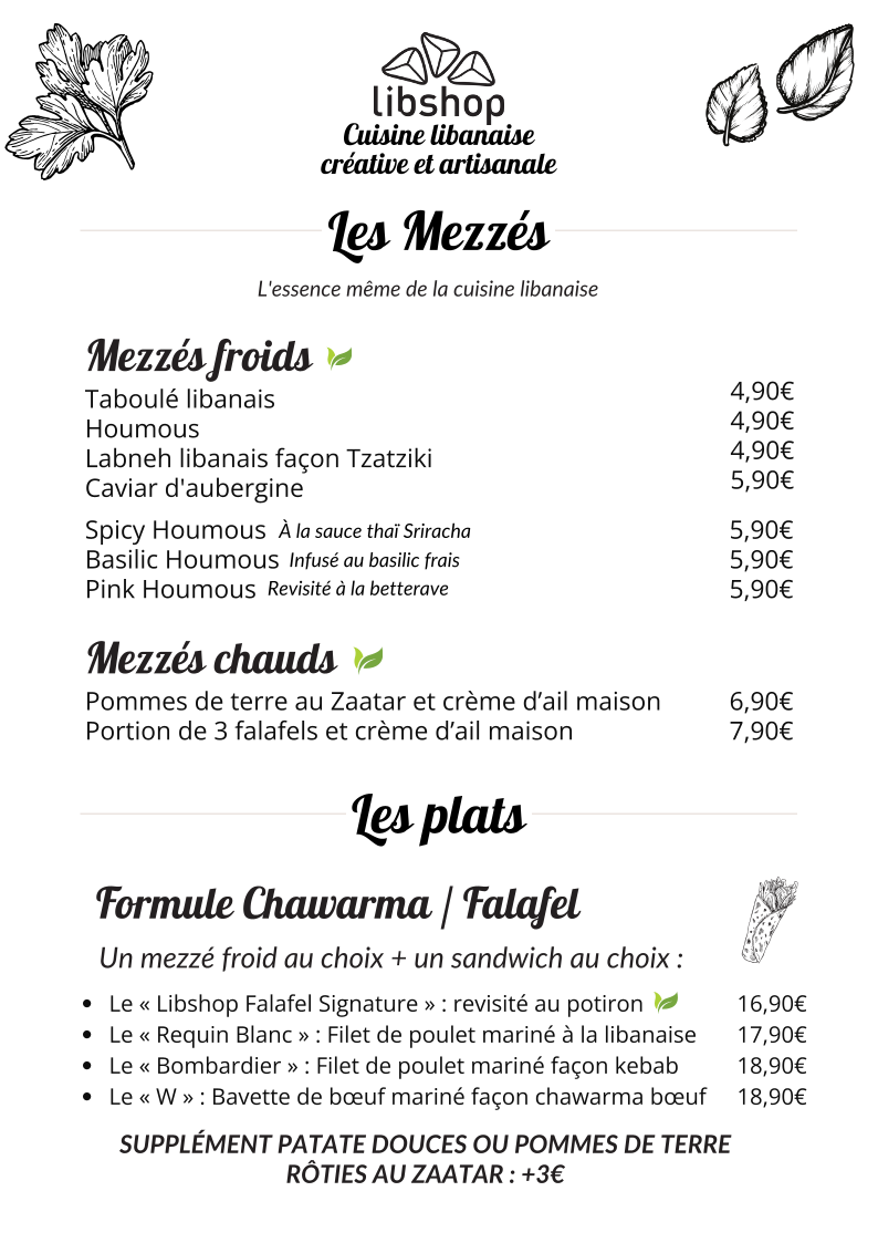 Menu Libshop Paris 13 – L'expérience Libanaise-3