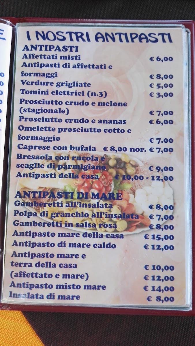 Menu Lido Di Borriana-1