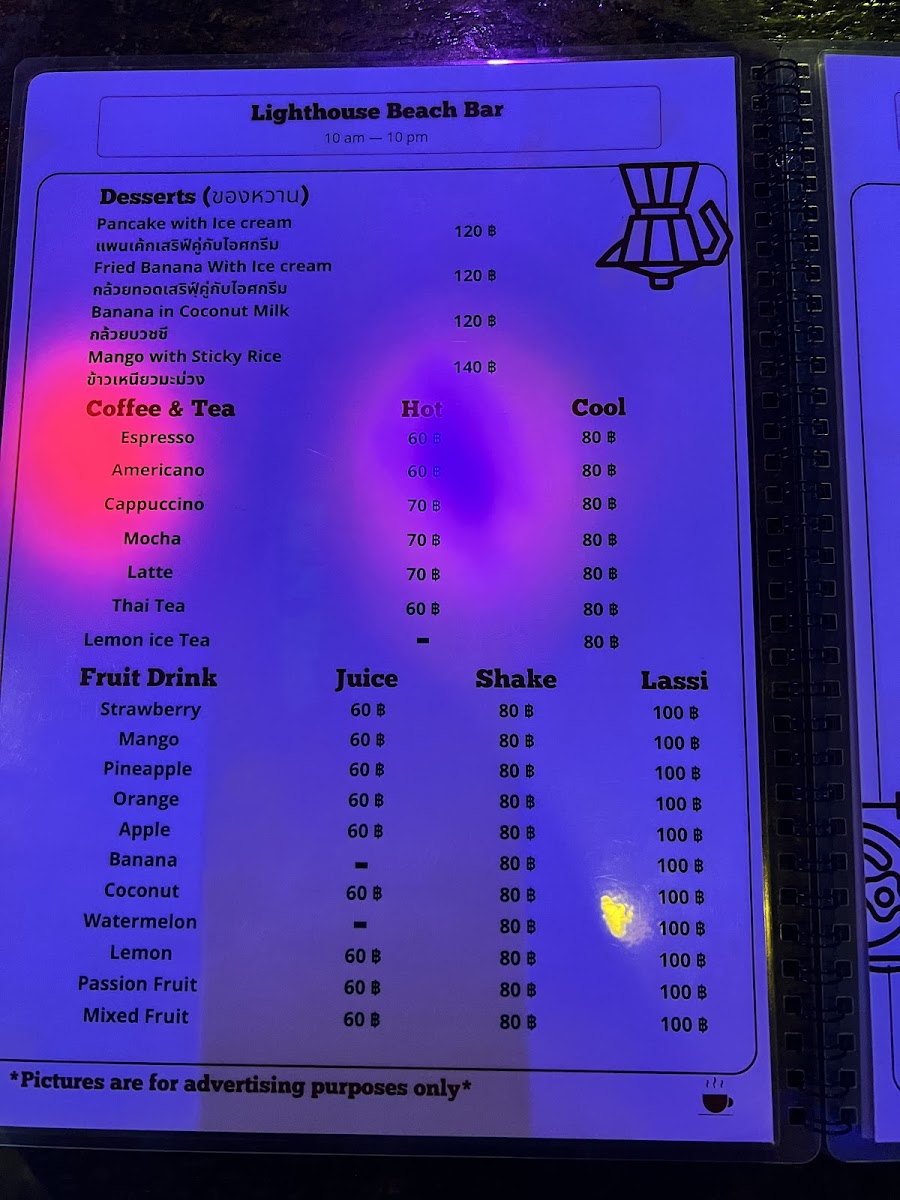 Menu Lighthouse Beach Bar And Kitchen-10