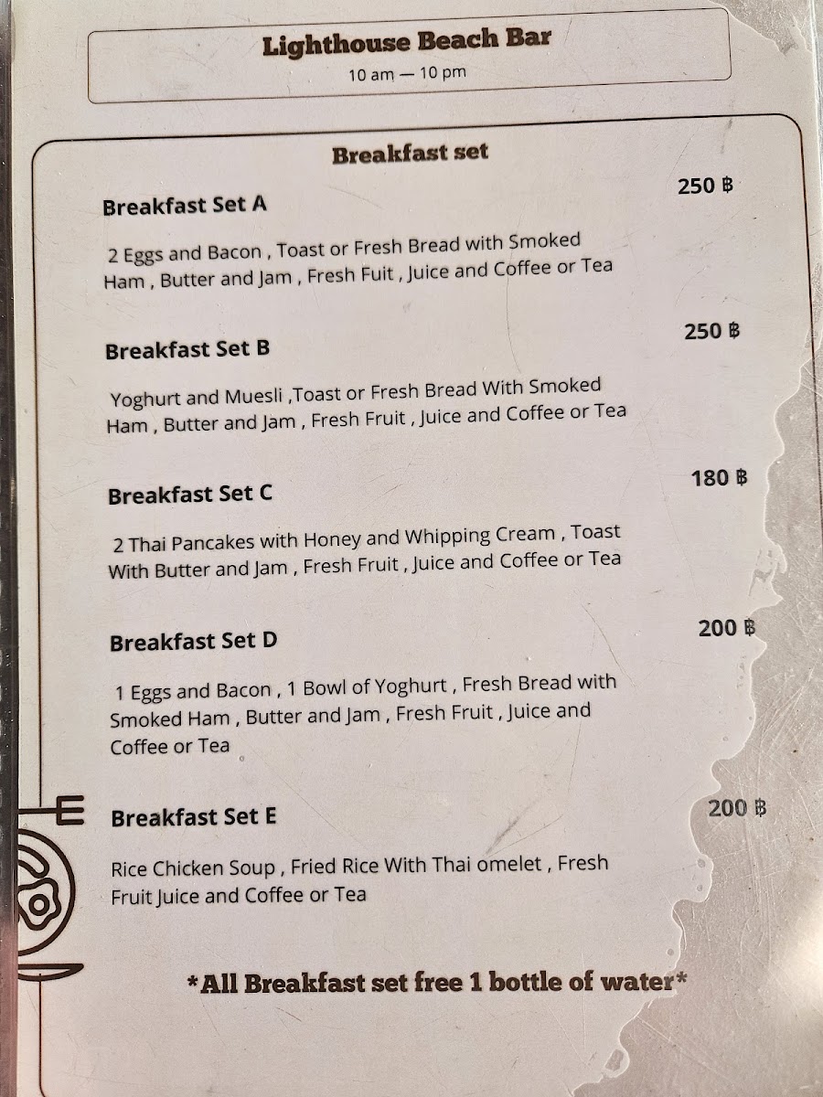 Menu Lighthouse Beach Bar And Kitchen-3