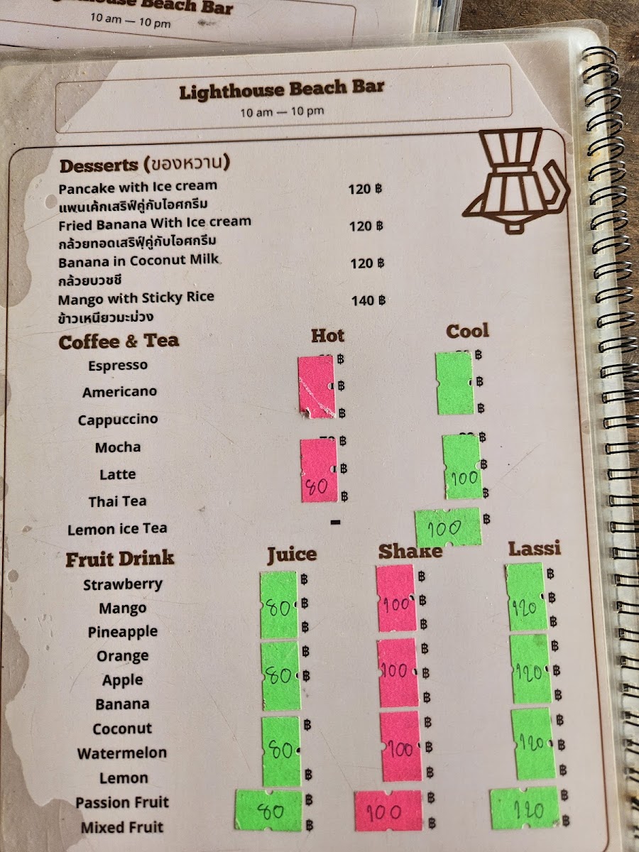 Menu Lighthouse Beach Bar And Kitchen-5