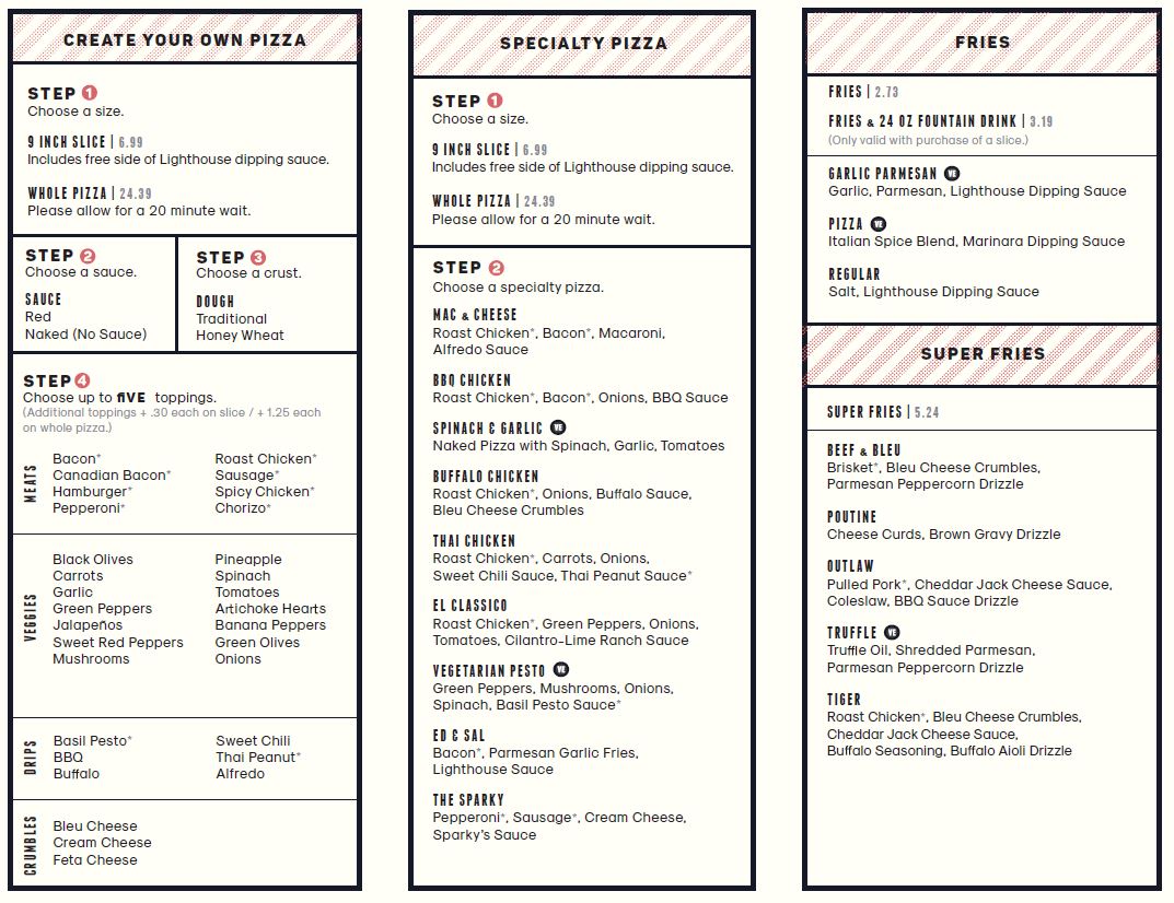 Menu Lighthouse Pizza-1