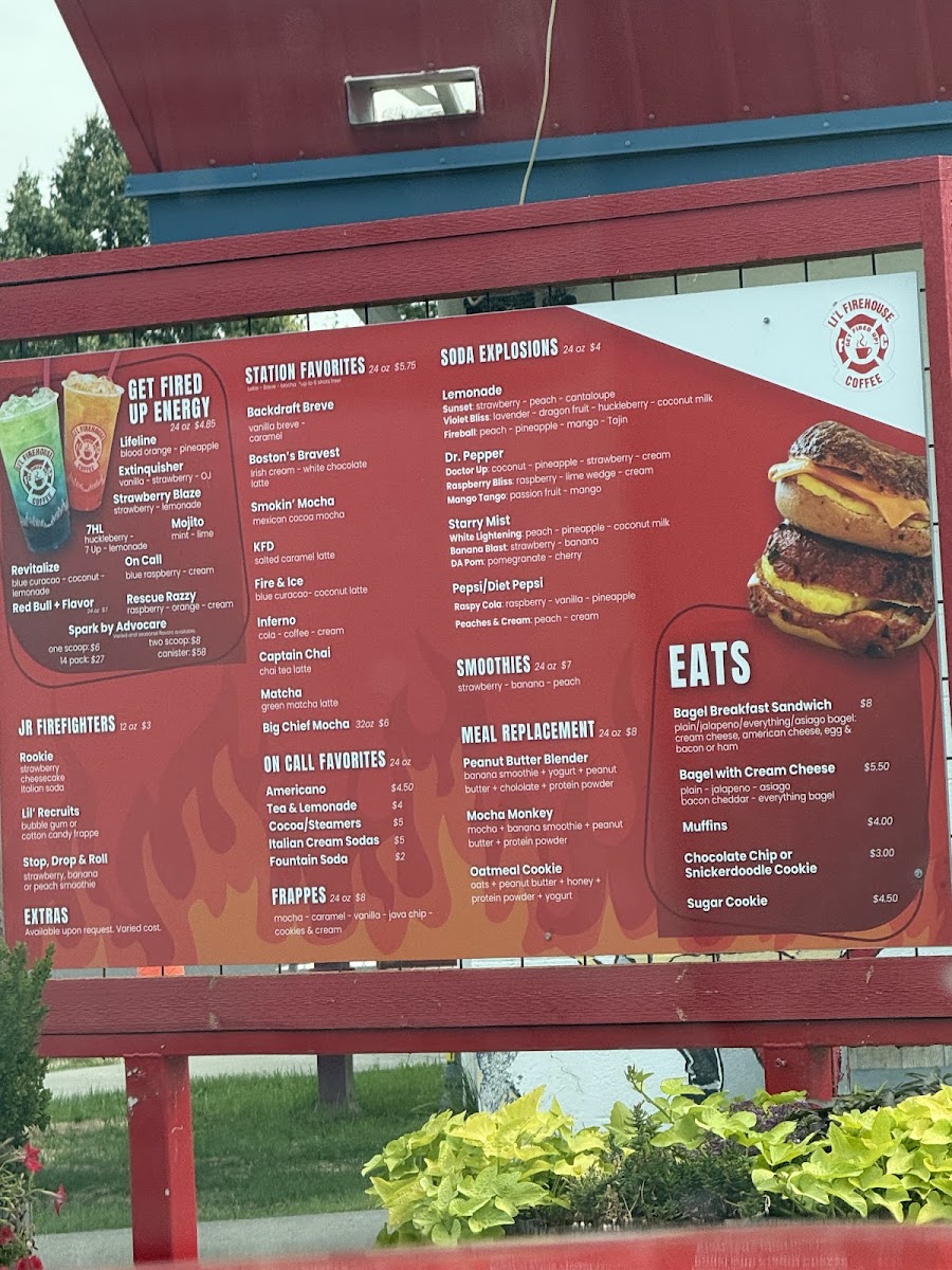 Menu Lil Firehouse Coffee Richland-1
