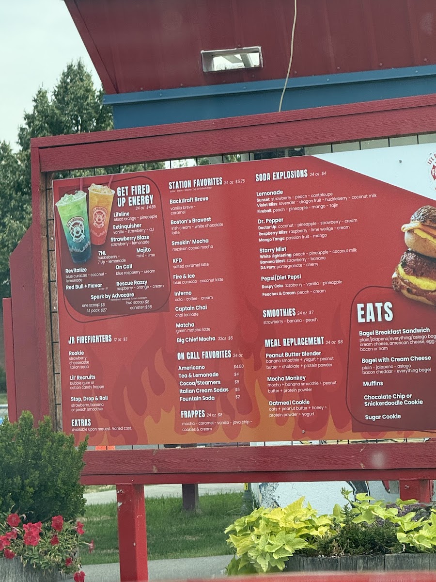 Menu Lil Firehouse Coffee Richland-2