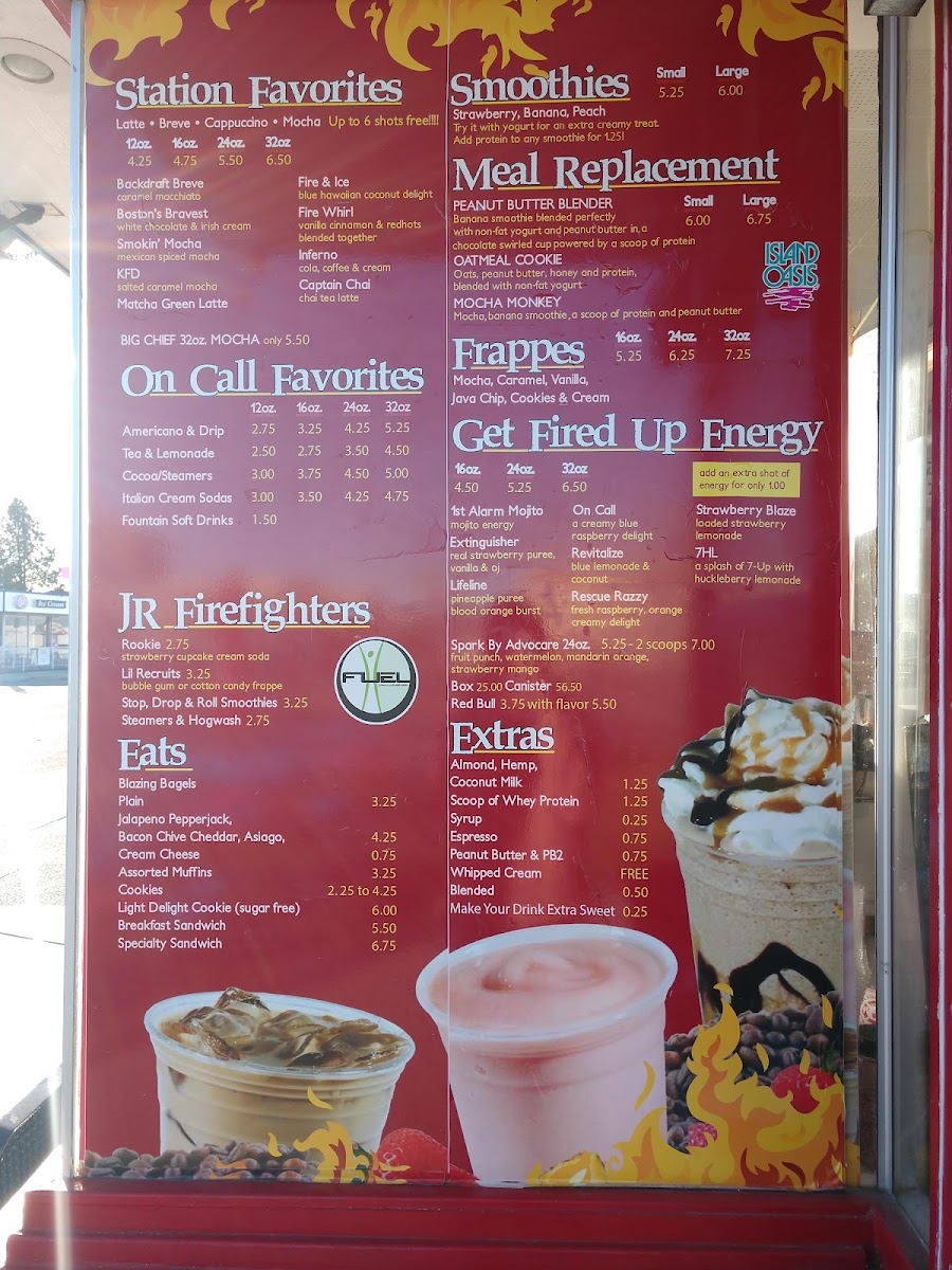 Menu Lil Firehouse Coffee Richland-3