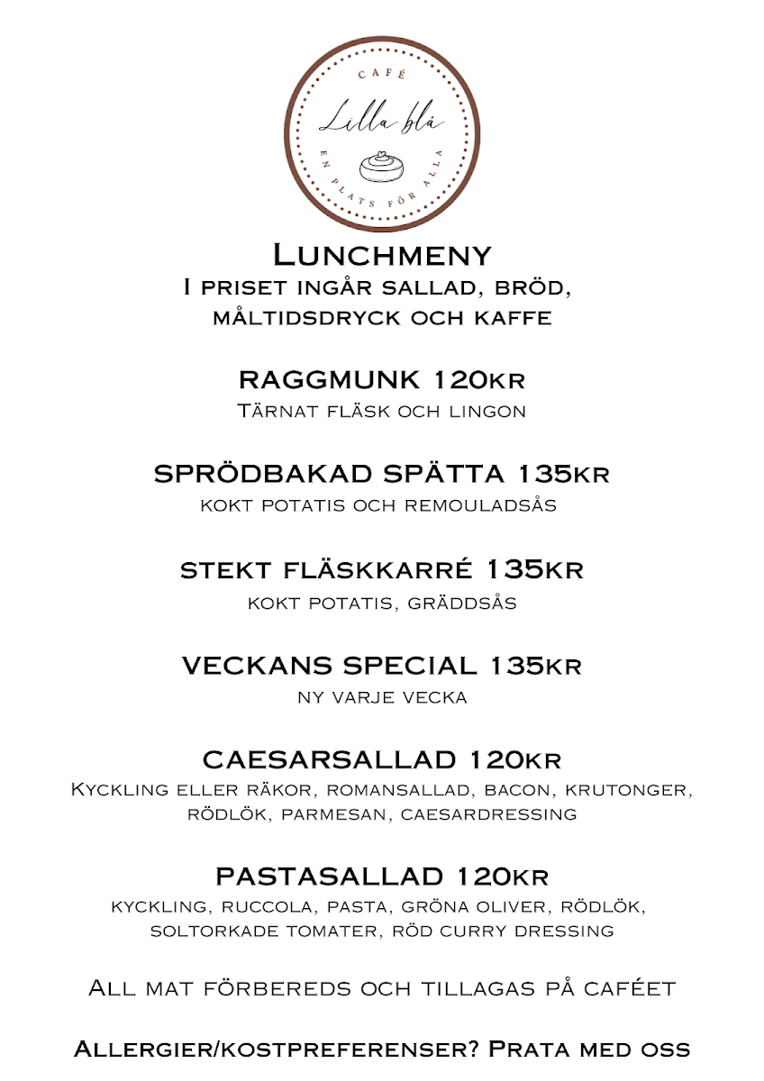 Menu Lilla Blå Café & Restaurang-2
