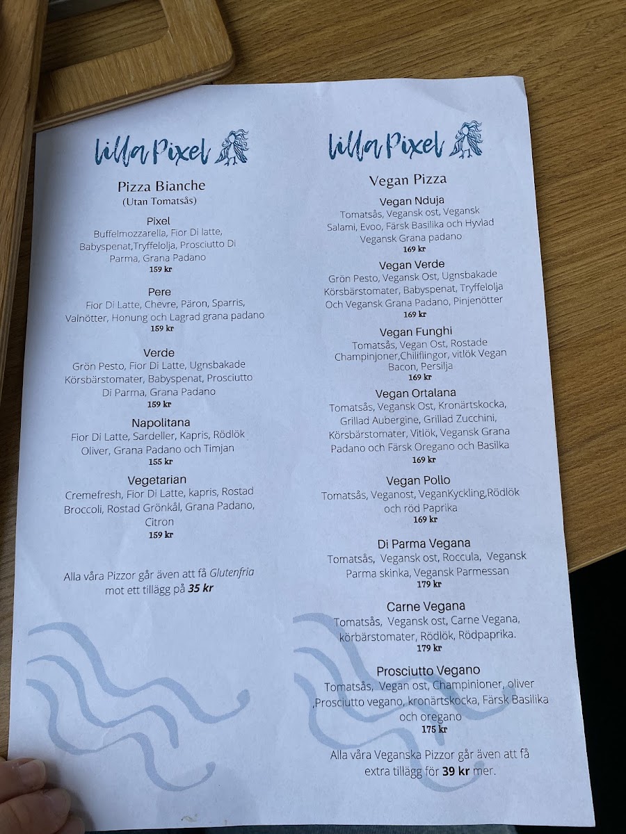 Menu Lilla Pixel-3