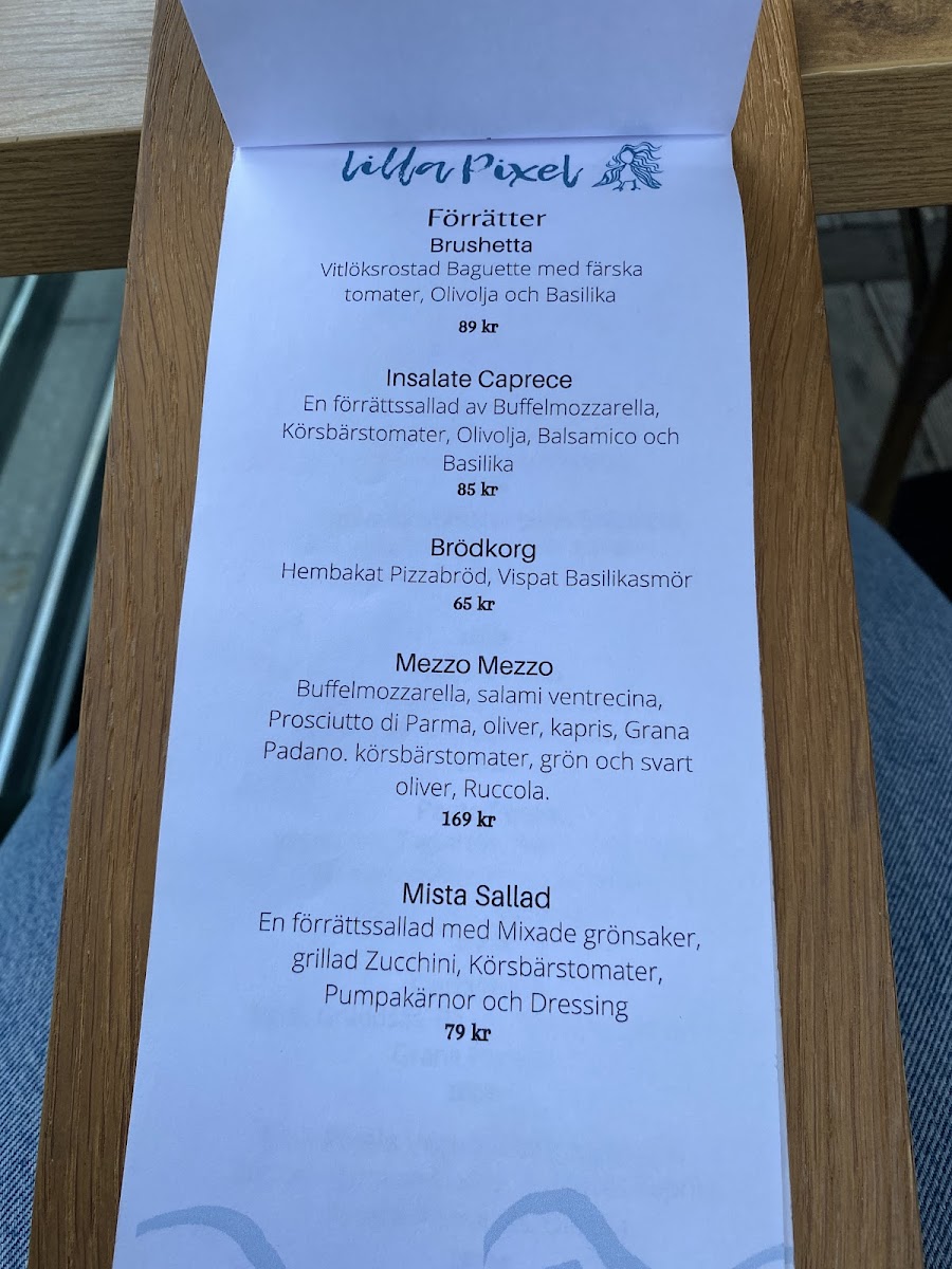 Menu Lilla Pixel-4