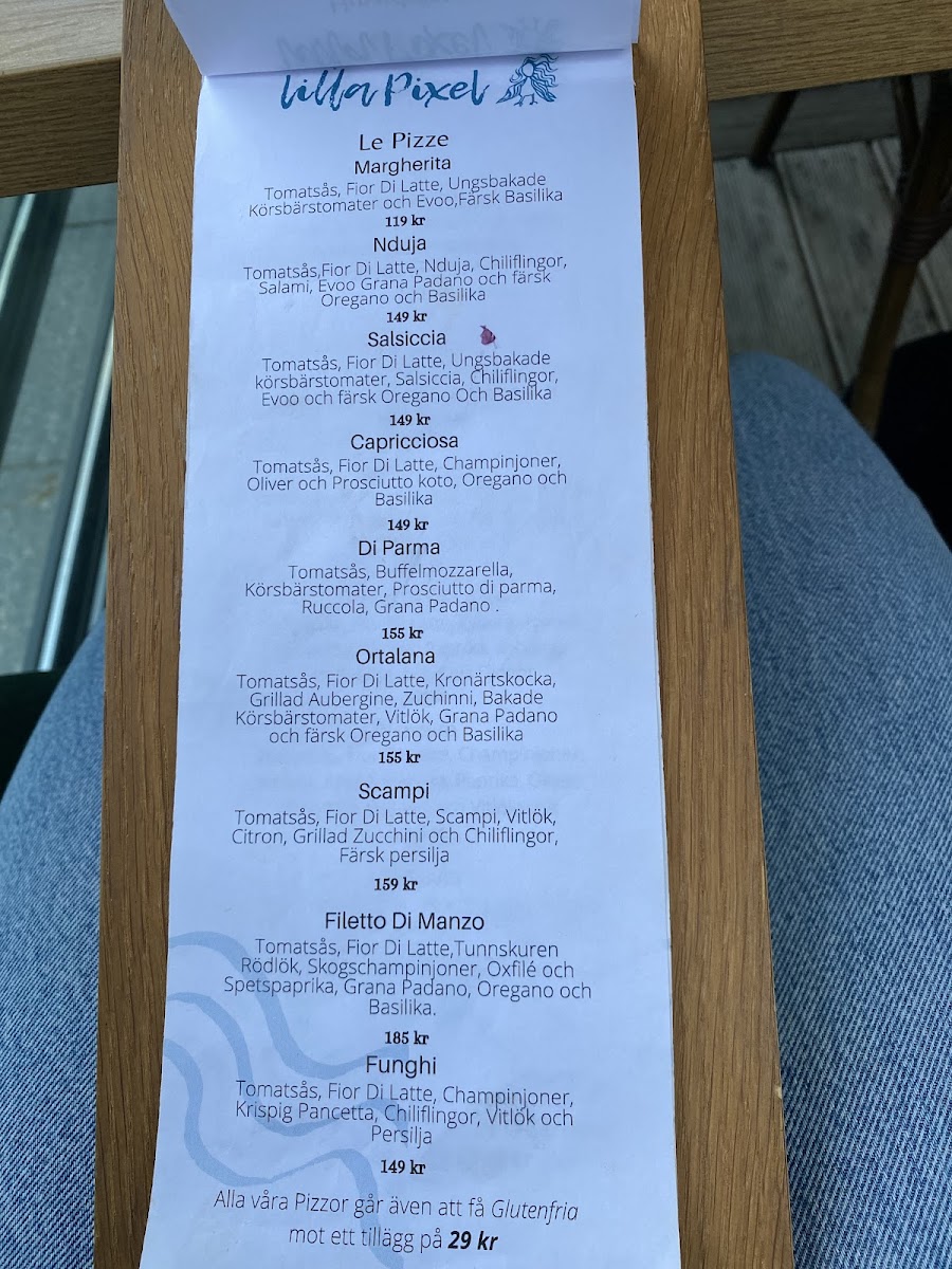 Menu Lilla Pixel-5