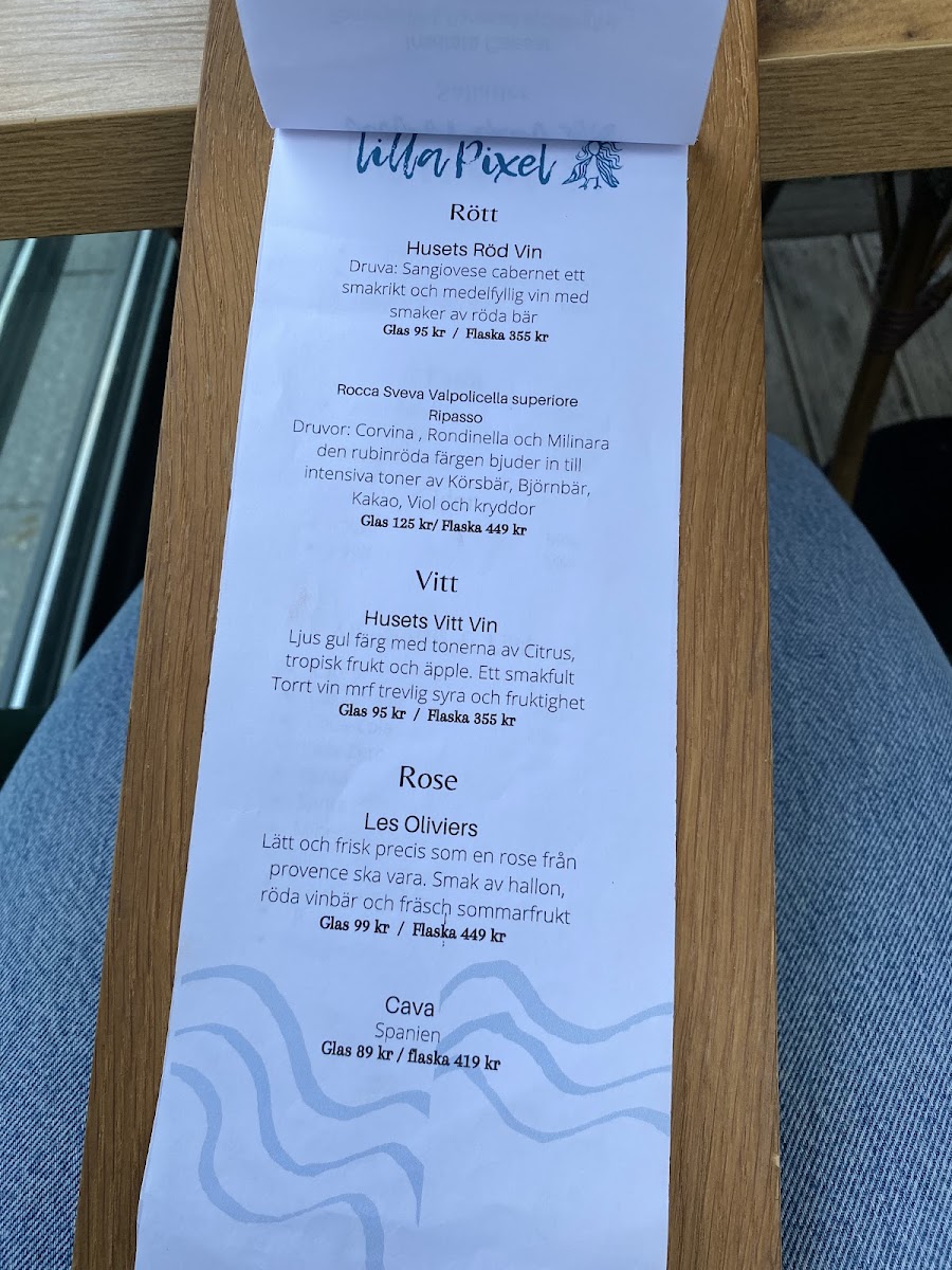 Menu Lilla Pixel-8