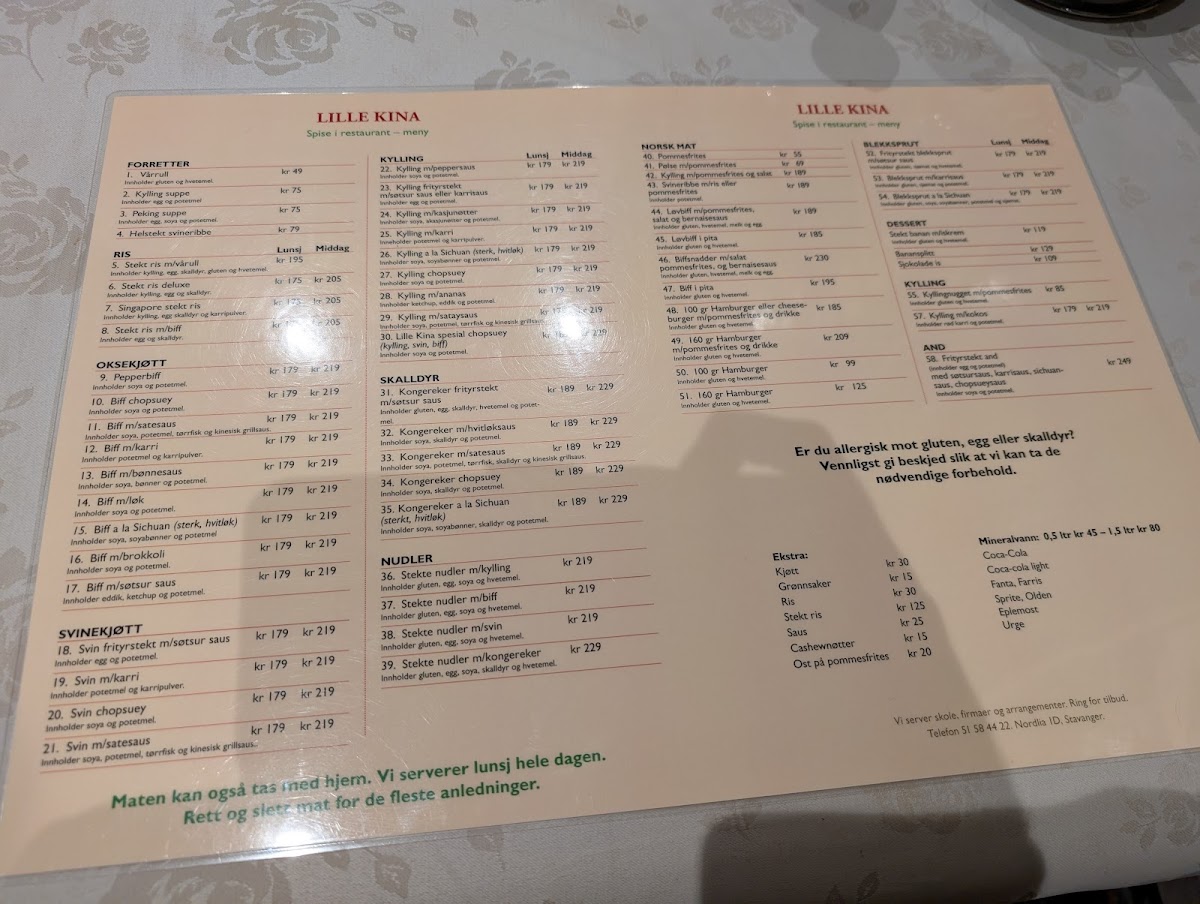 Menu Lille Kina Hillevåg-5