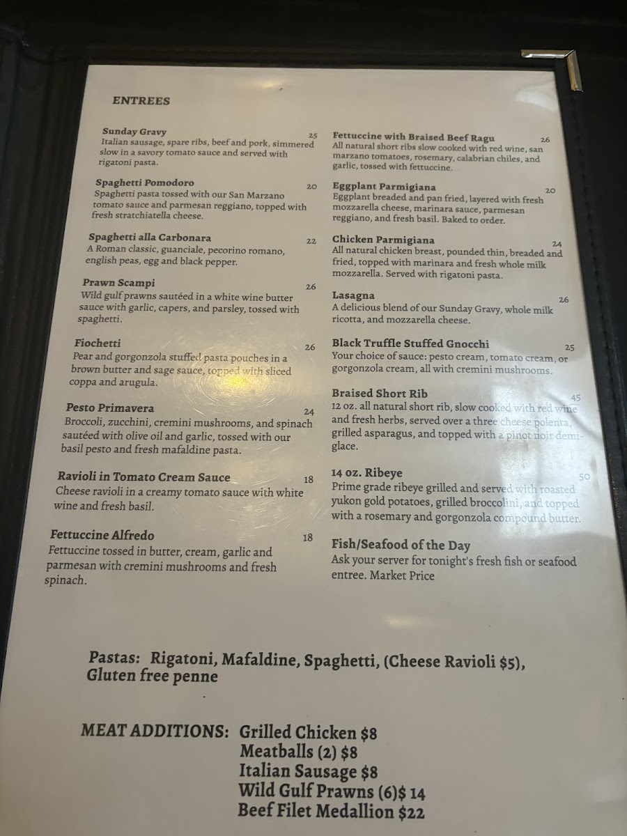Menu Lillian's Italian Kitchen-10