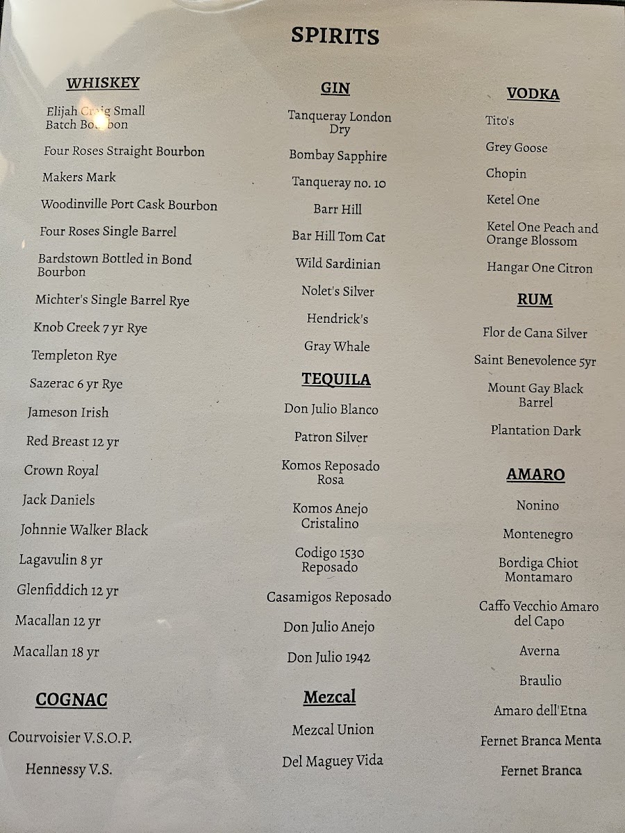 Menu Lillian's Italian Kitchen-4