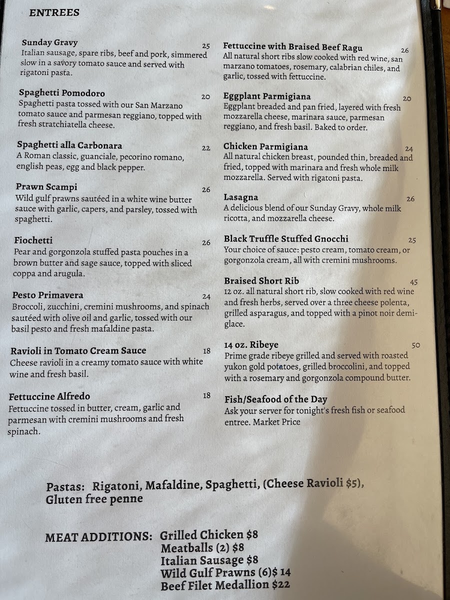 Menu Lillian's Italian Kitchen-5