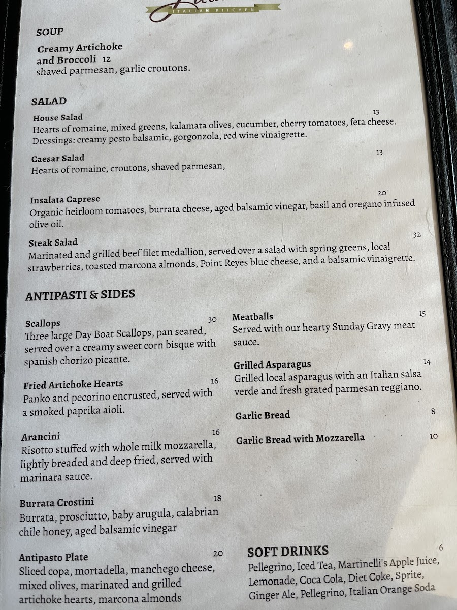 Menu Lillian's Italian Kitchen-8