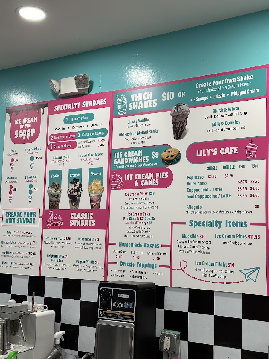 Menu Lily's Handmade Ice Cream-4