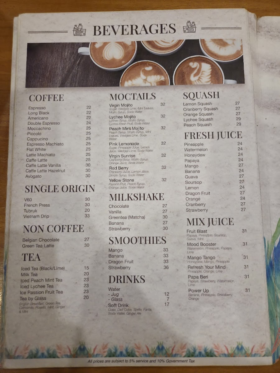 Menu Limestones Bali Restaurant-1