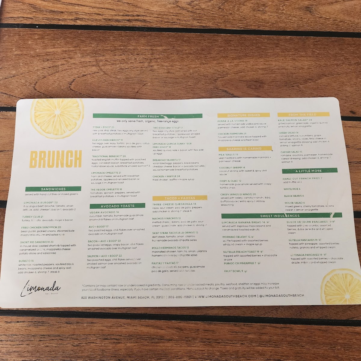 Menu Limonada Bar + Brunch-4