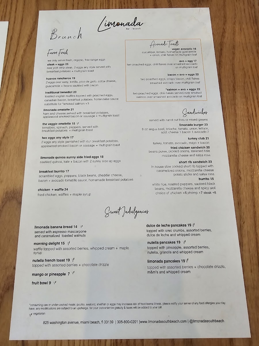 Menu Limonada Bar + Brunch-6