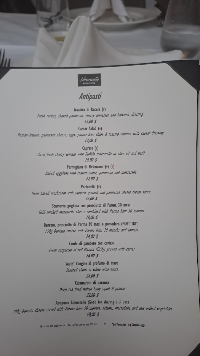 Menu Limoncello Pizza & Grill-5