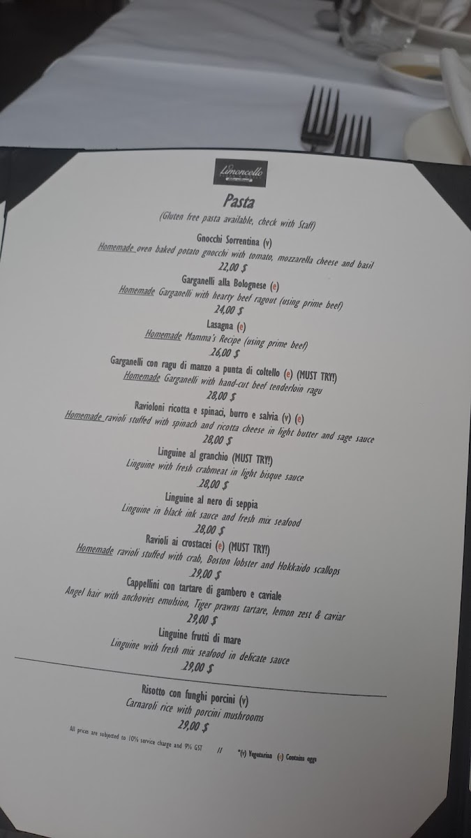 Menu Limoncello Pizza & Grill-6