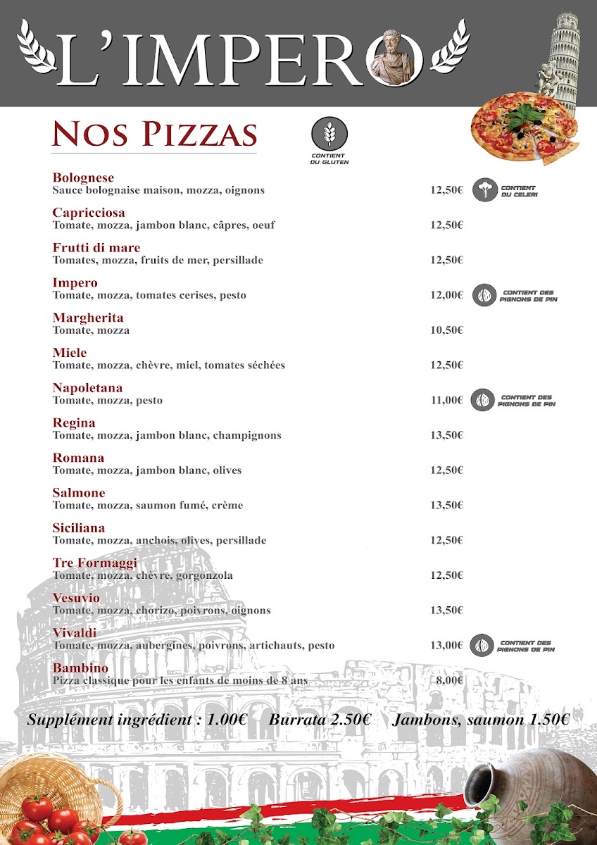 Menu L’Impero-1